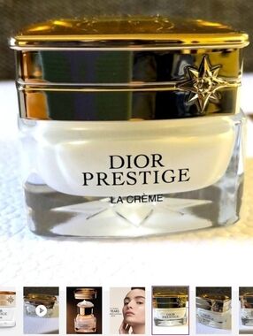 Dior Prestige La Crème - White & Gold Luxury Face Moisturizer
